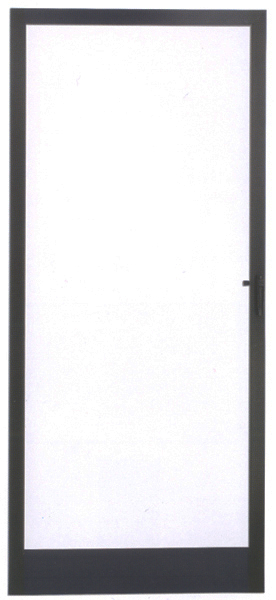 Vista style swinging screen door